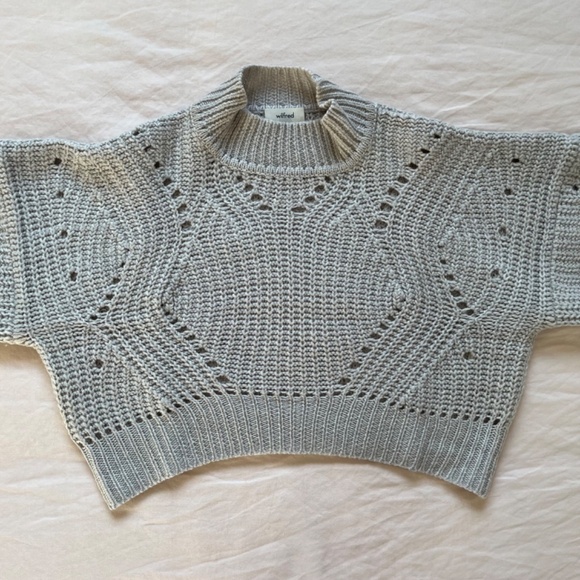 Aritzia Wilfred⎜GOULAINE SWEATER⎜HEATHER BIRCH - Picture 6 of 13